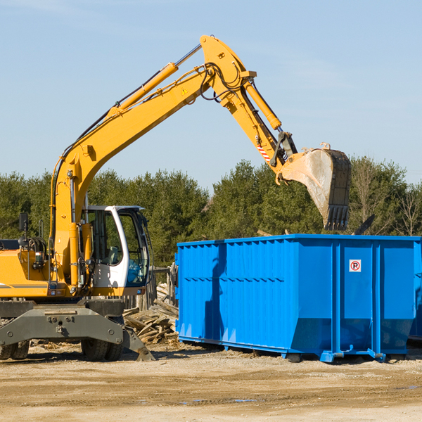 can i choose the location where the residential dumpster will be placed in Wolcottville